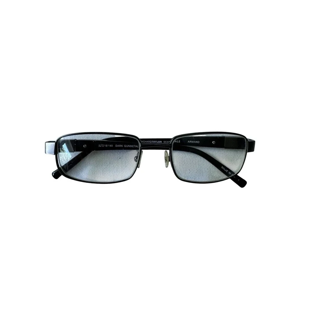 Richard Taylor Scottsdale Eyeglasses Armand Dark Gunmetal 52-18-140 Frames Only